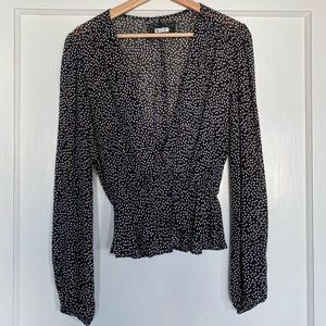 Reformation Camila Floral Print Top